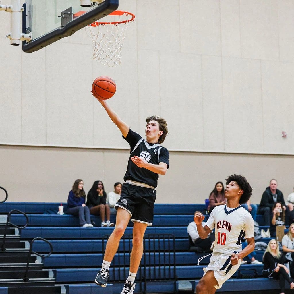 Vandegrift basketball game action
