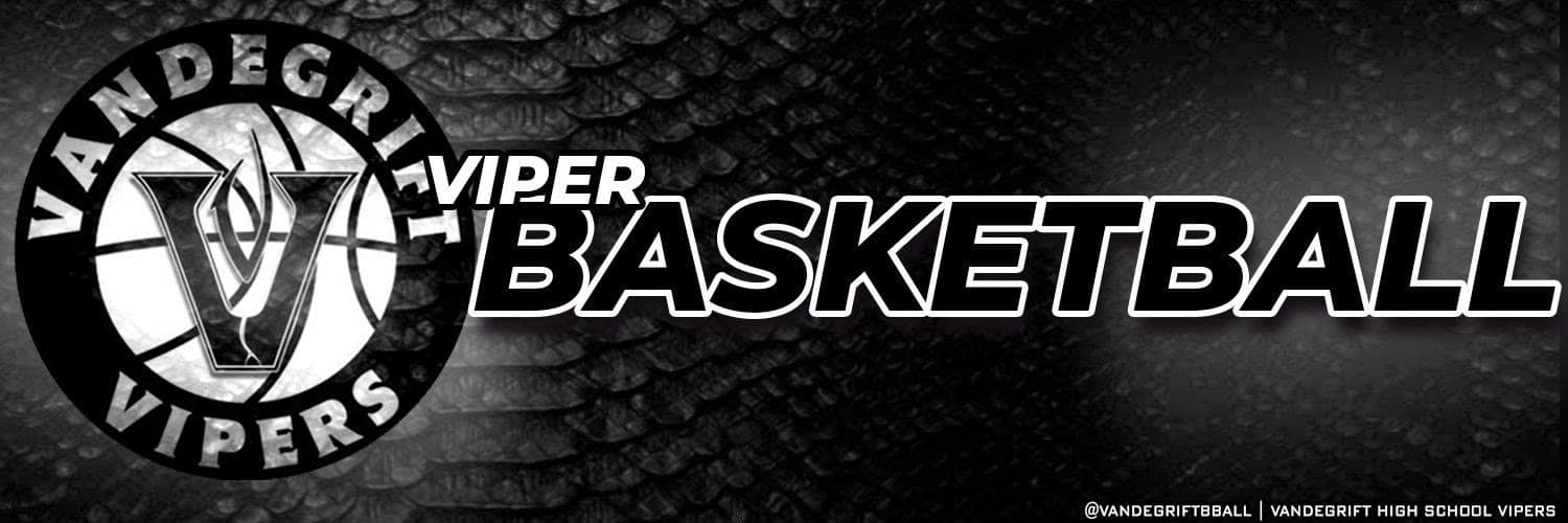 Vandegrift Vipers basketball branding